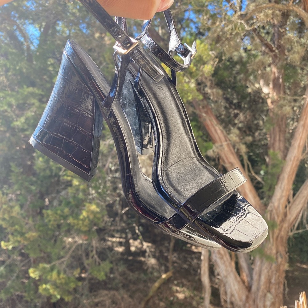 Black Strappy Heels - Nasty Gal